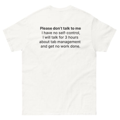 Don't talk to me